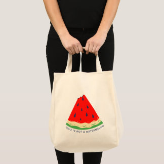 This is not a watermelon tote bag