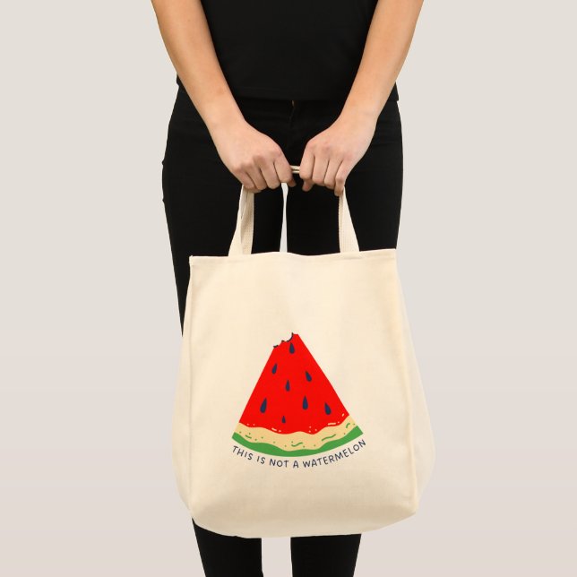 This is not a watermelon tote bag (Front (Product))