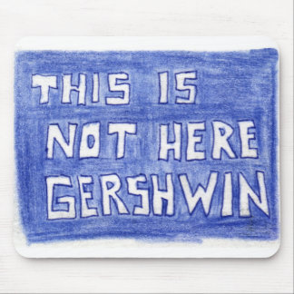 This Is Not Here Mouse Mat