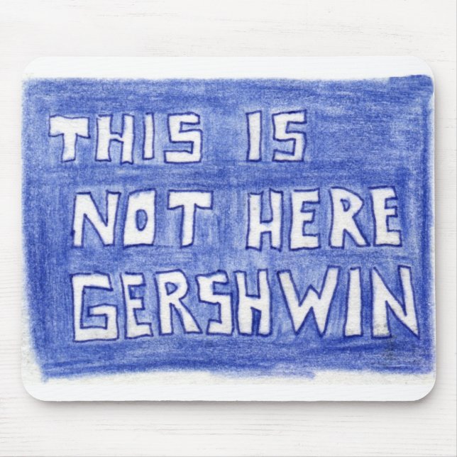 This Is Not Here Mouse Mat (Front)