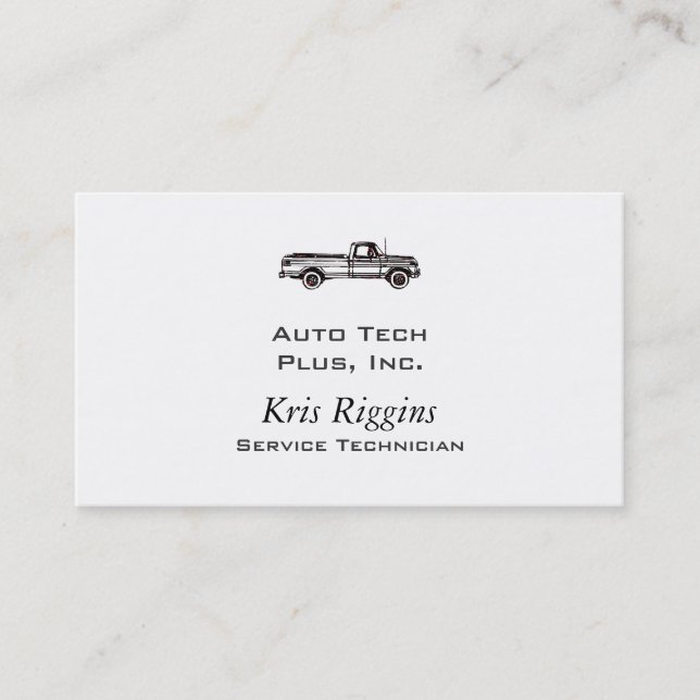 This Is Not My Pickup Business Card (Front)