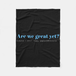 This Is Not Normal Anti-trump Designs Uni-adults B Fleece Blanket