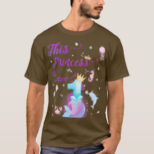 This Is Now One Year Old 1st Cute Girl Birthday T-Shirt