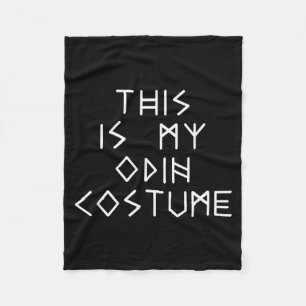 This Is Odin Costume Halloween Nordic Norse Fleece Blanket