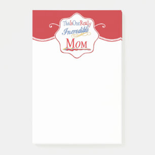 This Is One Really Incredible Mum Gift Collection Post-it Notes