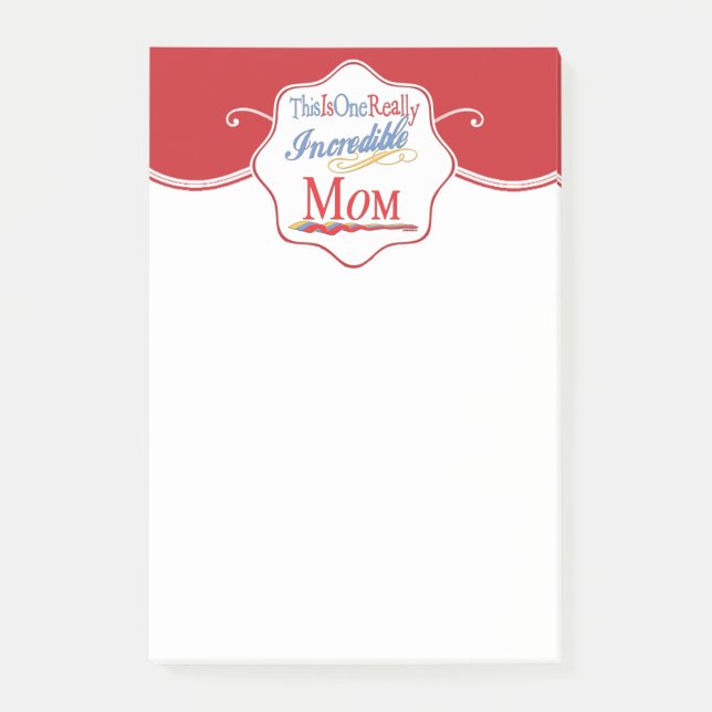 This Is One Really Incredible Mum Gift Collection Post-it Notes (Front)