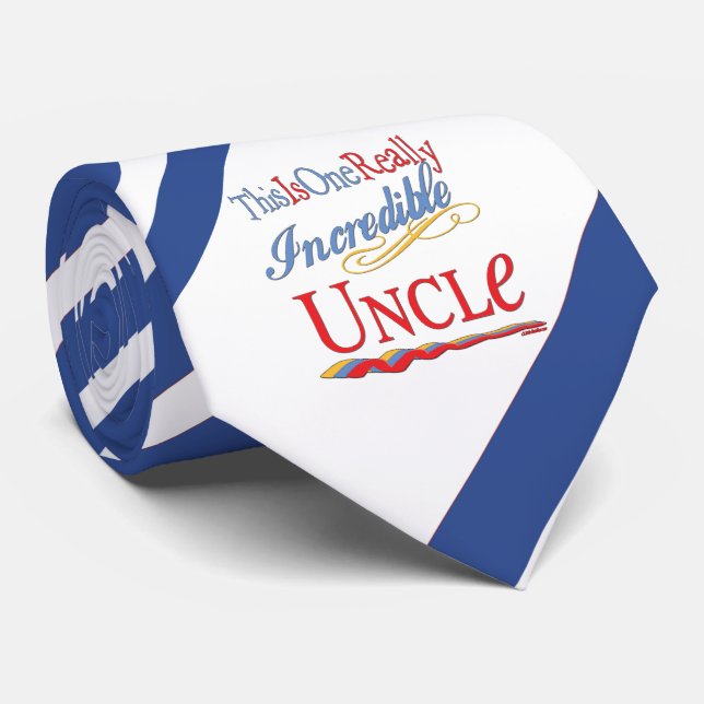 This Is One Really Incredible Uncle Gift Tie (Rolled)