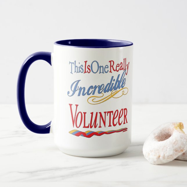 This Is One Really Incredible Volunteer Gift Mug (With Donut)