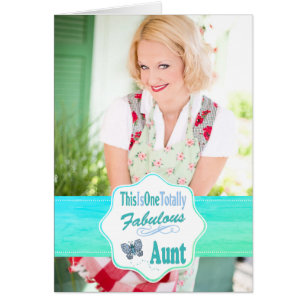 This Is One Totally Fabulous Aunt Blue Butterfly