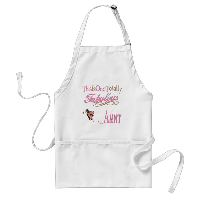 This Is One Totally Fabulous Aunt Pink Standard Apron (Front)