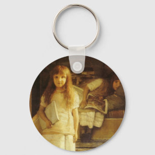 This is Our Corner by Sir Lawrence Alma Tadema Key Ring