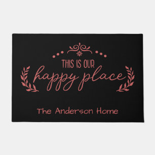 This is our Happy Place Doormat