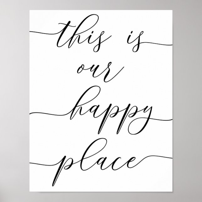 This is Our Happy Place Print (Front)