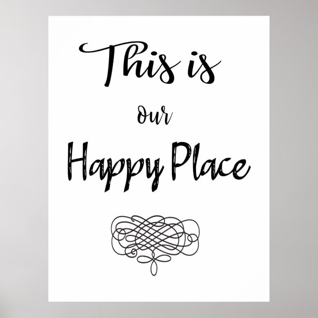 This is Our Happy Placer Poster (Front)