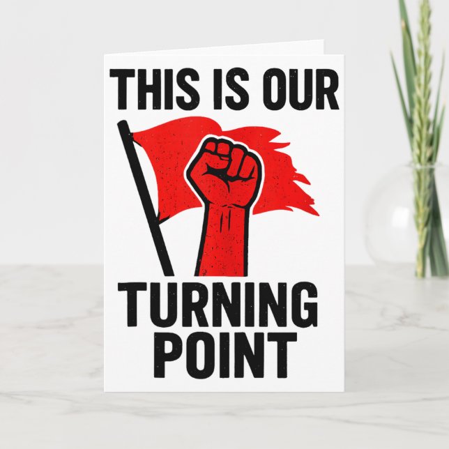This Is Our Turning Point Tank Top  Card (Front)