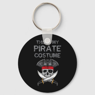 This Is Pirate Costume Shirts Funny Halloween Key Ring