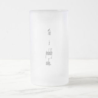 This is probably vodka frosted glass beer mug