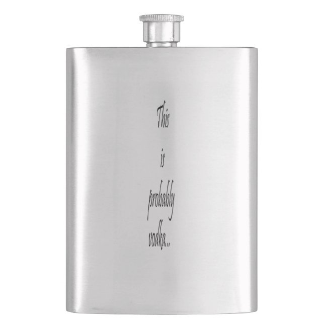 This is probably vodka hip flask (Front)