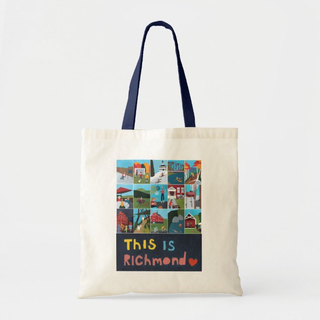 This is Richmond Tote (Poster Design) Bag (Front)