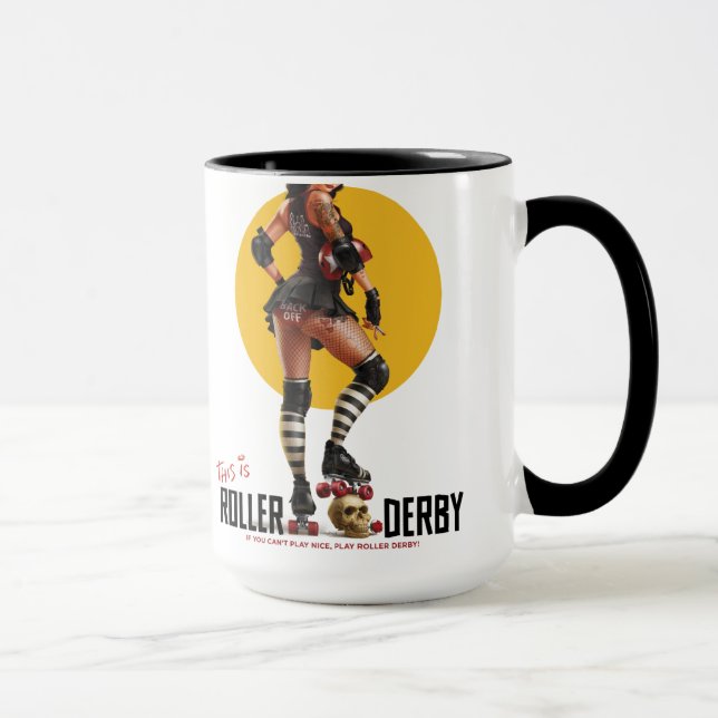 This Is Roller Derby Mug (Right)