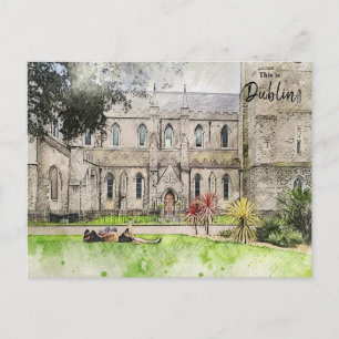 This is Saint Patricks Cathedral Dublin-Ireland Postcard