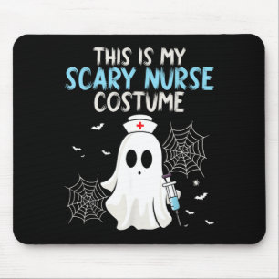 This Is Scary Nurse Costume - Halloween Spooky Mouse Mat
