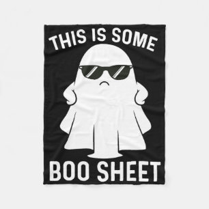This Is Some Boo Ghost Halloween Costume Men Women Fleece Blanket