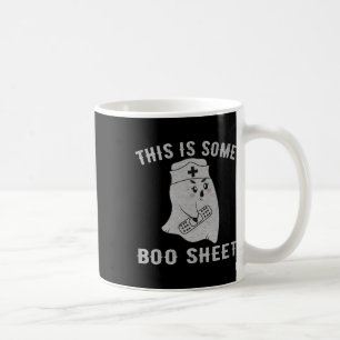 This Is Some Boo Sheet Boo Ghost Fun Halloween Nur Coffee Mug