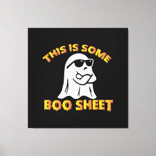 This is some boo sheet canvas print