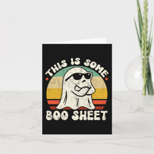 This Is Some Boo Sheet Cool Ghost Fun Halloween Co Card