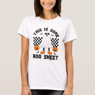 This Is Some Boo Sheet Cool Ghost Funny Halloween T-Shirt