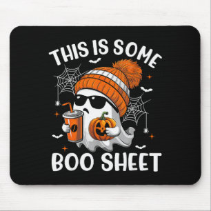 This Is Some Boo Sheet Cute Ghost Halloween Soky S Mouse Mat