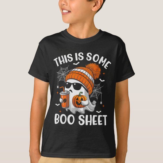 This Is Some Boo Sheet Cute Ghost Halloween Soky S T-Shirt (Front)