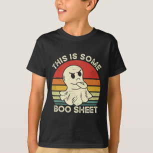 This Is Some Boo Sheet Fun Ghost Retro Halloween C T-Shirt