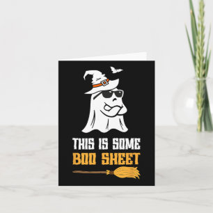 This Is Some Boo Sheet Fun Halloween Ghost Card