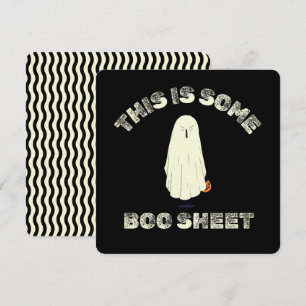 This is Some Boo Sheet – Funny Ghost Halloween Holiday Card