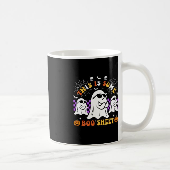 This Is Some Boo Sheet Funny Halloween  Coffee Mug (Right)