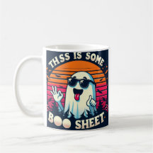 This is Some Boo Sheet Funny Halloween Ghost Coffe