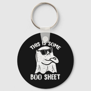 This Is Some Boo Sheet Funny Halloween Ghost Costu Key Ring