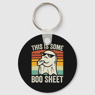 This Is Some Boo Sheet Funny Halloween Ghost kids Key Ring