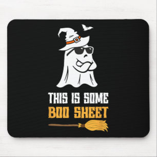 This Is Some Boo Sheet Funny Halloween Ghost Mouse Mat