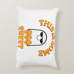 This Is Some Boo Sheet – Funny Halloween Ghost Pun Decorative Cushion