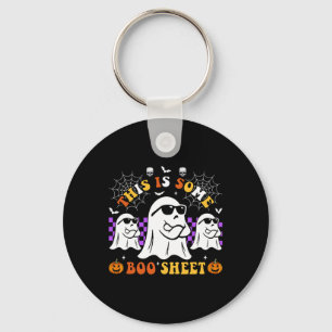 This Is Some Boo Sheet Funny Halloween Key Ring