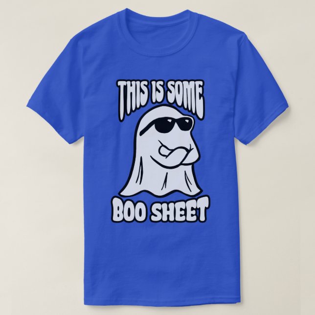 This Is Some Boo Sheet Funny Halloween T-Shirt (Design Front)