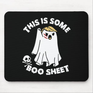 This Is Some Boo Sheet Ghost Funny Trump Halloween Mouse Mat