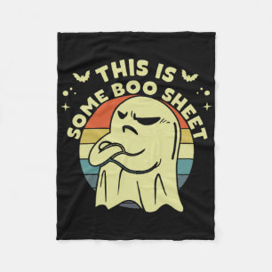 This Is Some Boo Sheet Ghost Halloween Costume Men Fleece Blanket