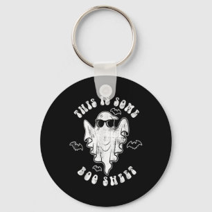 This Is Some Boo Sheet Ghost Halloween Costume Men Key Ring