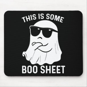 This Is Some Boo Sheet Ghost Halloween Costume Men Mouse Mat