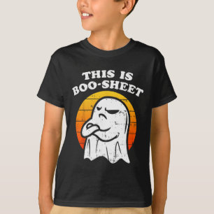This Is Some Boo-sheet Ghost Halloween Girls Boys T-Shirt