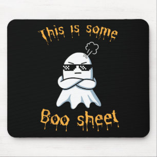 This Is Some Boo Sheet Ghost Halloween Mouse Mat